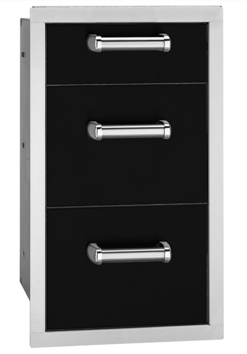 Fire Magic Echelon Black Triple Drawer