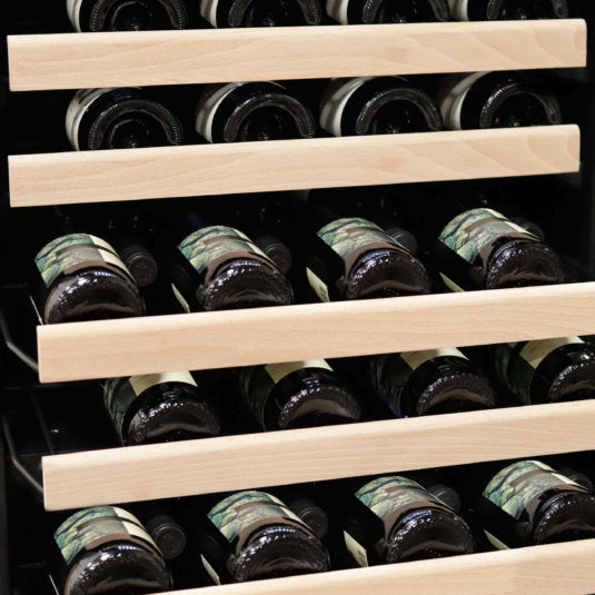 Whynter - 166 Bottle Built-in Stainless Steel Compressor Wine Refrigerator | BWR-1662SD