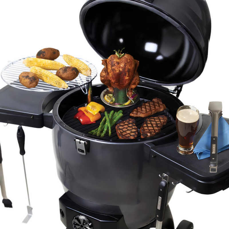 Broil King Keg 5000 Steel Charcoal Kamado Grill - Gray - 911470 - CulinaryProfis