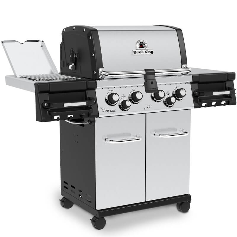 Broil King Regal S 490 PRO IR 4 - Burner Freestanding Gas Grill With Rotisserie & Infrared Side Burner - CulinaryProfis