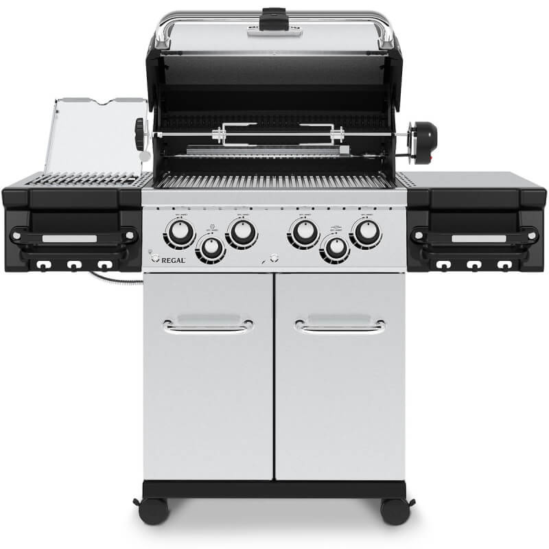 Broil King Regal S 490 PRO IR 4 - Burner Freestanding Gas Grill With Rotisserie & Infrared Side Burner - CulinaryProfis