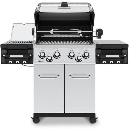 Broil King Regal S 490 PRO IR 4 - Burner Freestanding Gas Grill With Rotisserie & Infrared Side Burner - CulinaryProfis
