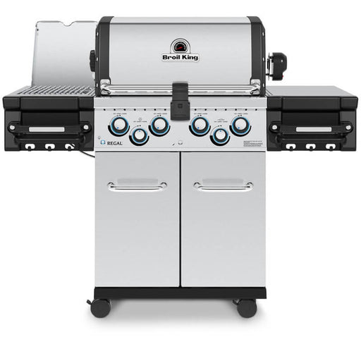 Broil King Regal S 490 PRO IR 4 - Burner Freestanding Gas Grill With Rotisserie & Infrared Side Burner - CulinaryProfis