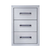 Broilmaster BSAW1826T 18" Built - in Stainless Steel Triple Drawer - CulinaryProfis