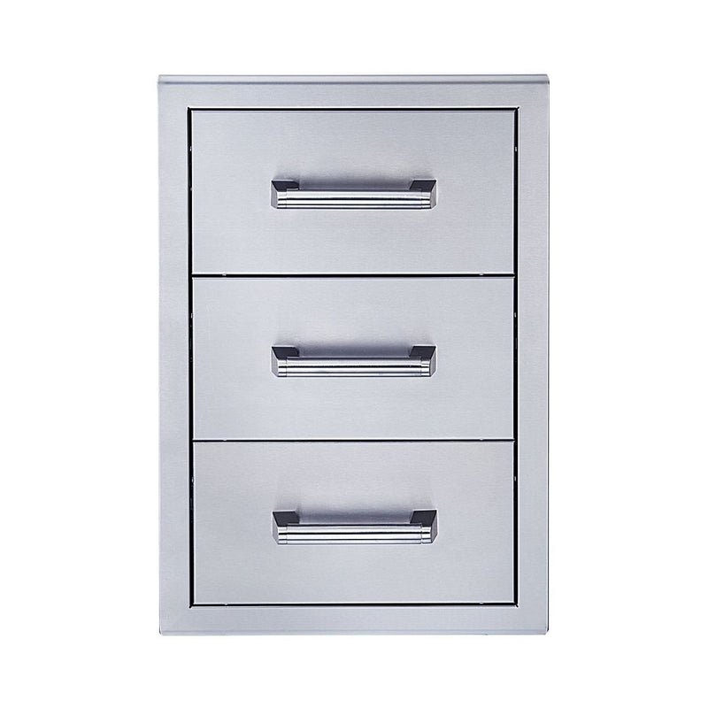 Broilmaster BSAW1826T 18" Built - in Stainless Steel Triple Drawer - CulinaryProfis