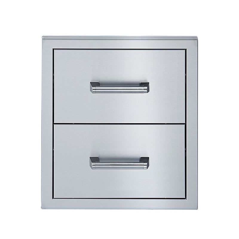 Broilmaster BSAW2022D 20" Built - in Stainless Steel Double Drawer - CulinaryProfis
