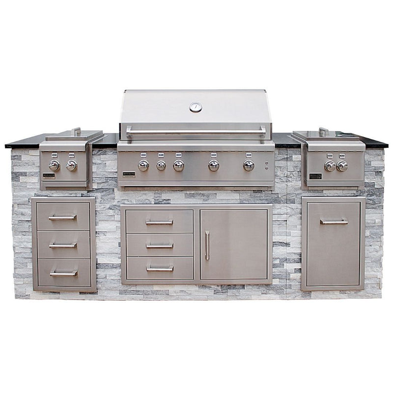 Broilmaster BSAW4222SD 42" Single Door with Triple Drawer Set - CulinaryProfis