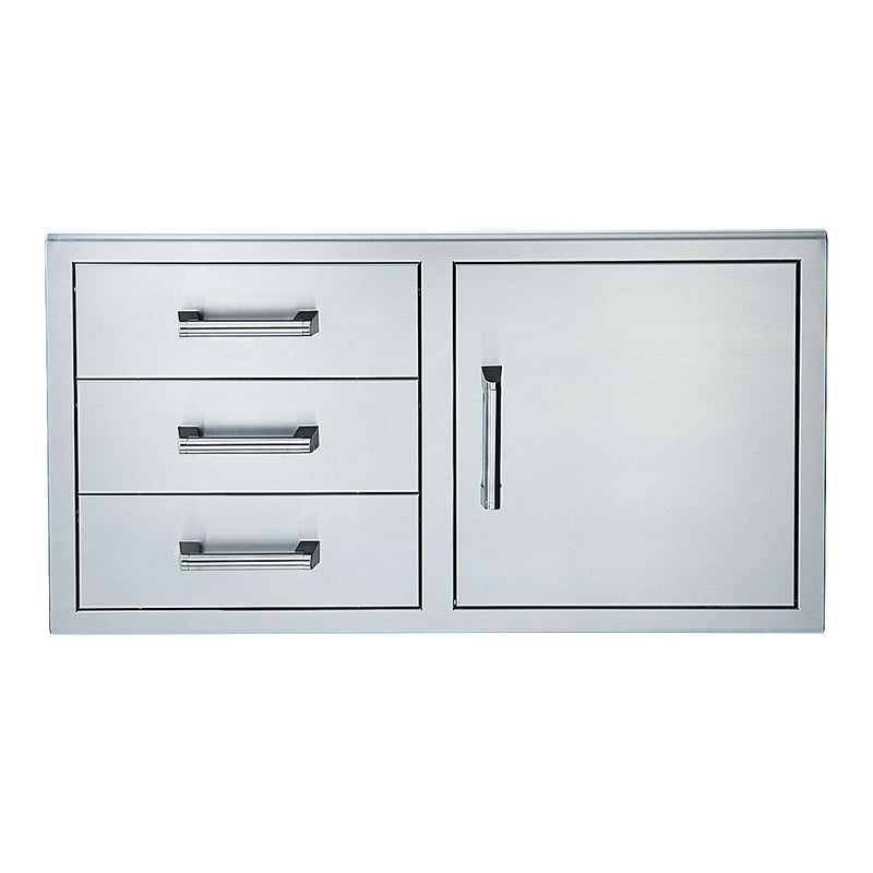 Broilmaster BSAW4222SD 42" Single Door with Triple Drawer Set - CulinaryProfis