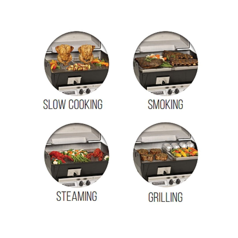 Broilmaster Q3X Slow Cooker Series Oval Burner Gas Grill (Head Only) - CulinaryProfis