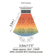 Bromic Heating - BH0210002 - 1 - Tungsten Smart - Heat 300 Series Gas Patio Heater - CulinaryProfis