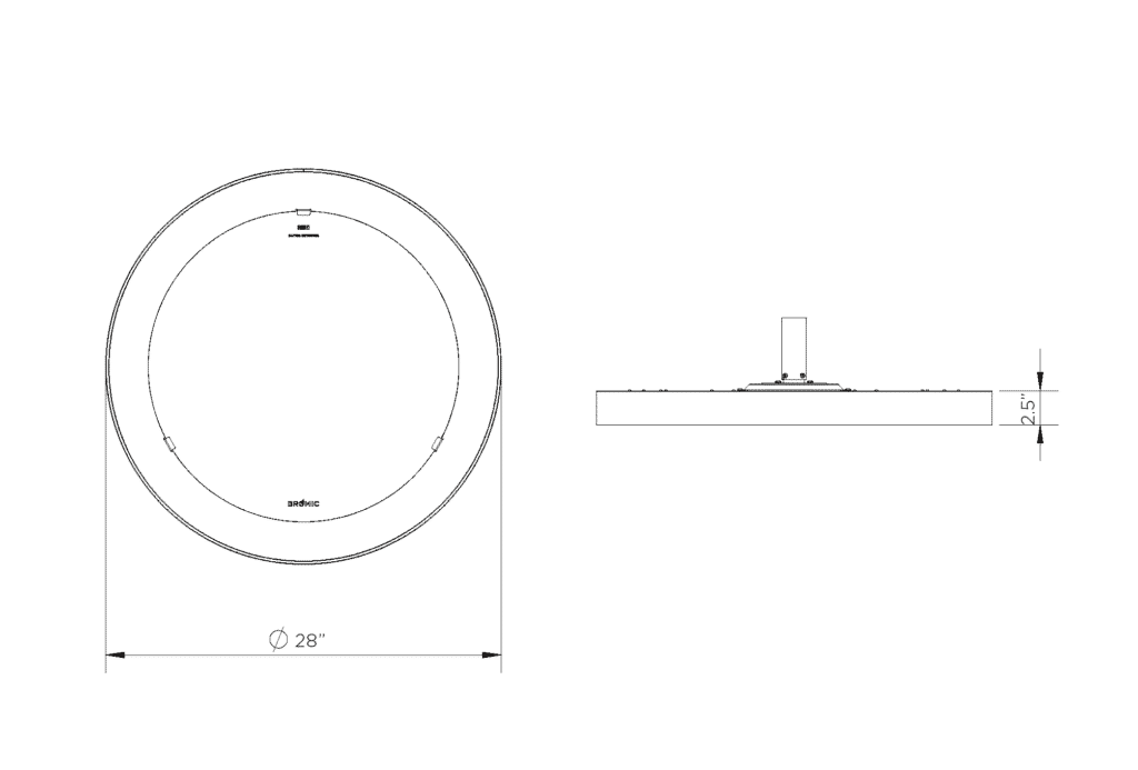 Bromic Heating - BH0820001 - 1 - Eclipse Smart - Heat - 2900 Watt Electric Portable Freestanding Heater and Light With Dimmer Control - CulinaryProfis