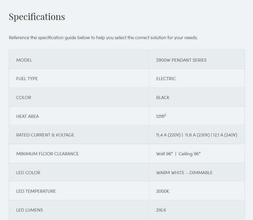 Bromic Heating - BH0920001 - 1 - Eclipse Smart - Heat - 2900 Watt Electric Heater and Light With Twin Pole - CulinaryProfis