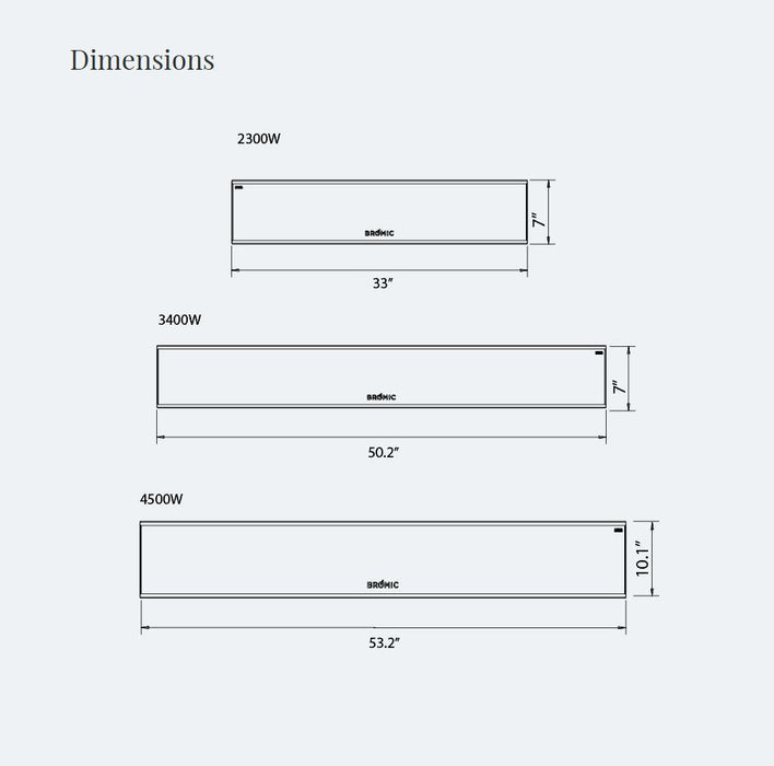 Bromic Heating - Platinum Smart - Heat 2300w Electric Patio Heater Series II - CulinaryProfis