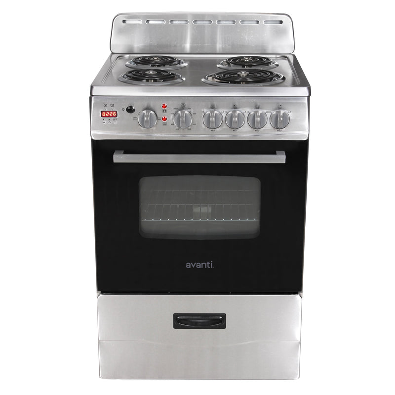Avanti 24" Electric Range Oven with Framed Glass Door Avanti Products, LLC