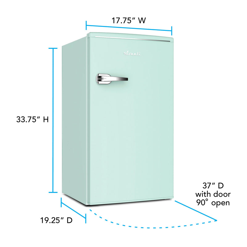 Avanti 3.0 Cu. Ft. Retro Compact Refrigerator Avanti Products, LLC
