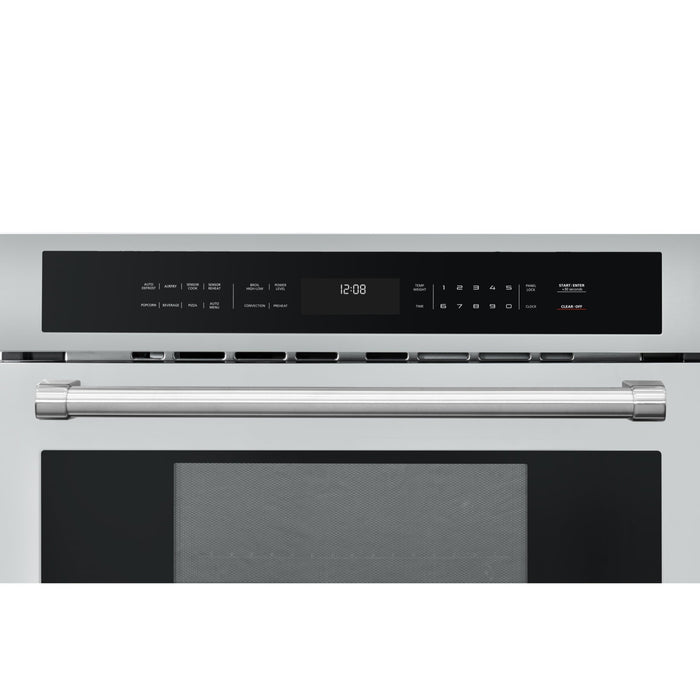30 in. Built-In Microwave with Convection Oven and Air Fryer, 1.6 cu. ft. Capacity in Stainless-Steel (KM-CWO30-SS)