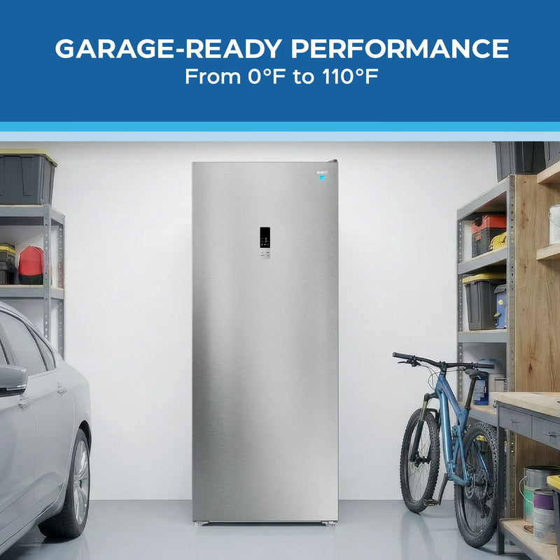 Avanti MaxxSpace Garage-Ready 23 cu. ft. Convertible Upright Freezer Avanti Products, LLC