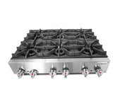Connerton CHP - 636 6 - Burner 192,000 BTU Commercial Hotplate - CulinaryProfis