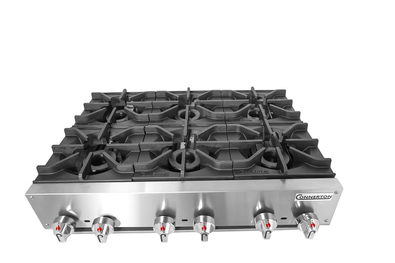 Connerton CHP - 636 6 - Burner 192,000 BTU Commercial Hotplate - CulinaryProfis