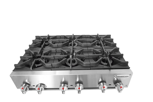Connerton CHP - 636 6 - Burner 192,000 BTU Commercial Hotplate - CulinaryProfis