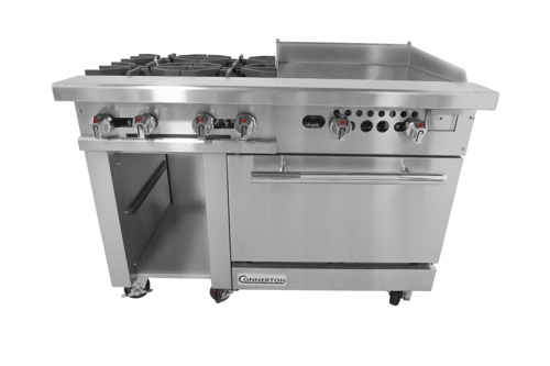 Connerton CN48 - 4 - 24G Range, 48" Restaurant, Gas - CulinaryProfis