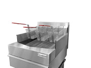 Connerton - CSF - 24 - Commercial Thermostatic SHALLOW FRYER with 2 or 3 Baskets, Total 60.000 BTUs best for Frying and Grilling - CulinaryProfis