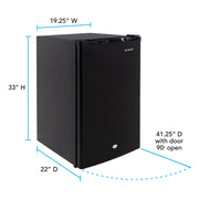 Avanti 4.4 cu. ft. Compact Refrigerator Avanti Products, LLC