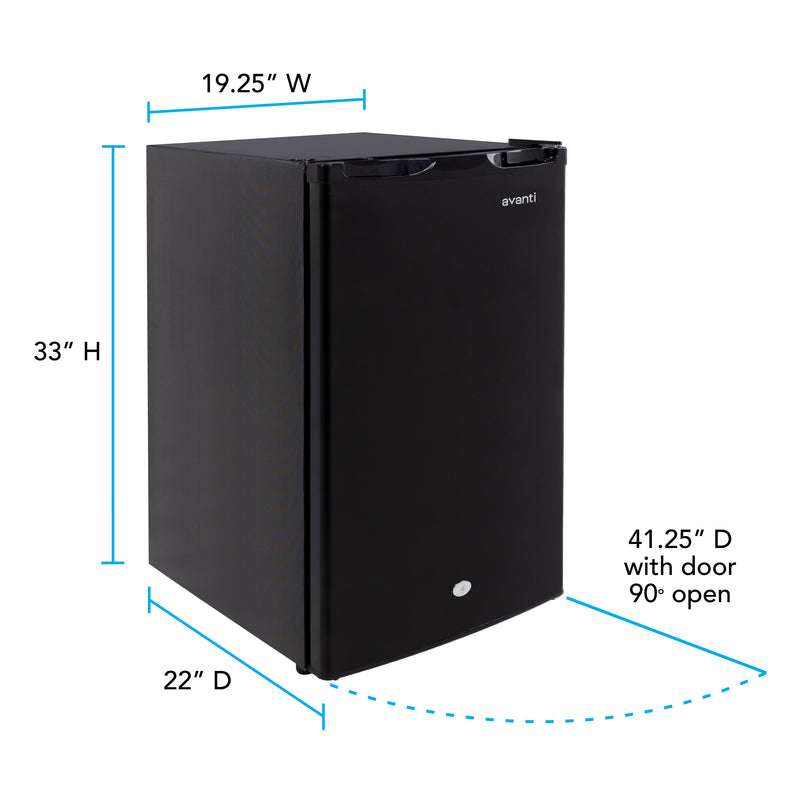 Avanti 4.4 cu. ft. Compact Refrigerator Avanti Products, LLC