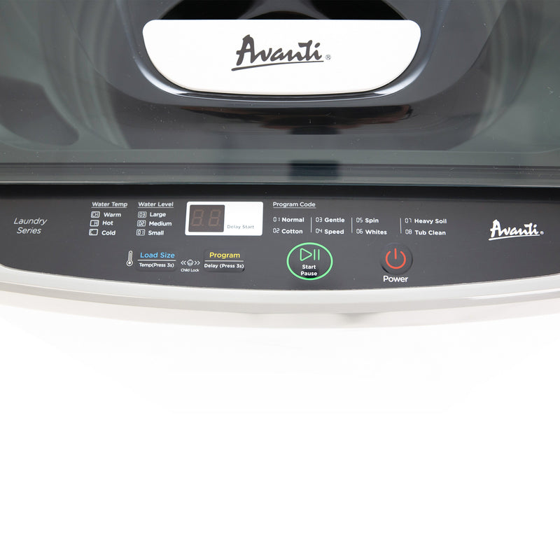 Avanti 1.38 cu. ft. Compact Washer Machine Avanti Products, LLC