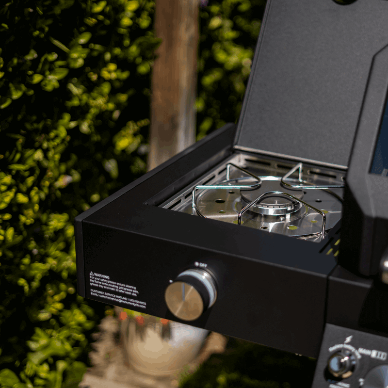 Denali 425 | Black Smart Tech Propane Gas Grill Monument Grills