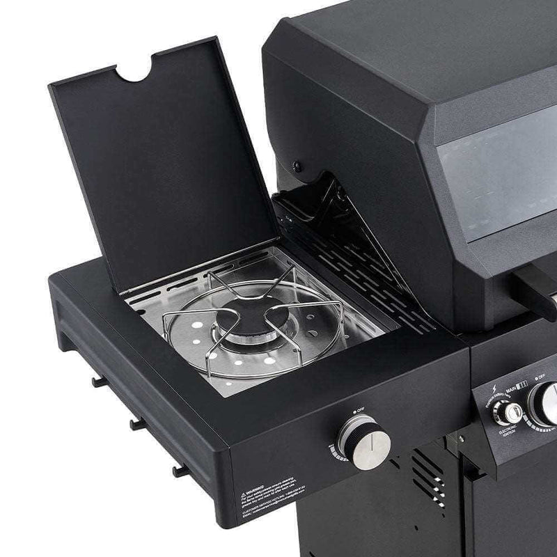 Denali 425 | Black Smart Tech Propane Gas Grill Monument Grills