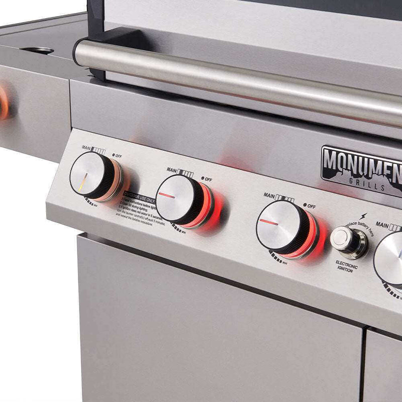Denali 605 | Stainless Smart Tech Natural/Propane Gas Grill Monument Grills