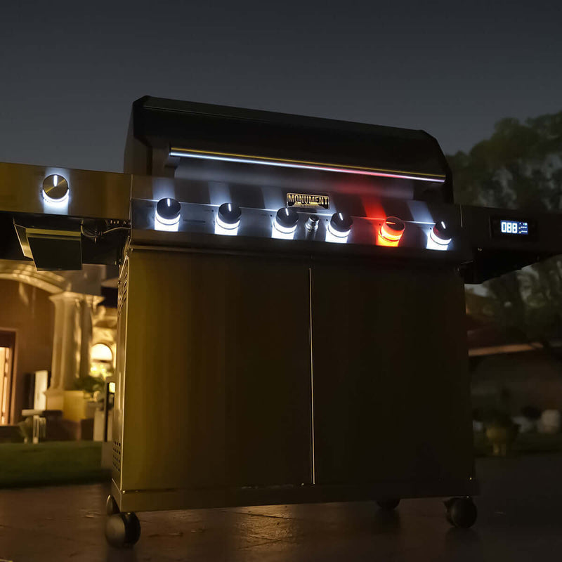 Denali 605Pro | Stainless Smart Propane Gas Grill Monument Grills