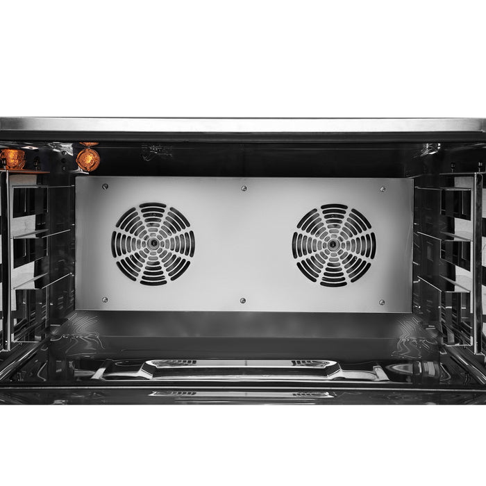 32 in. Countertop Convection Oven, Holds Full Size Pans, 4 Racks and 3500W of Power, 240V in Stainless-Steel (KM-CTCO-44)
