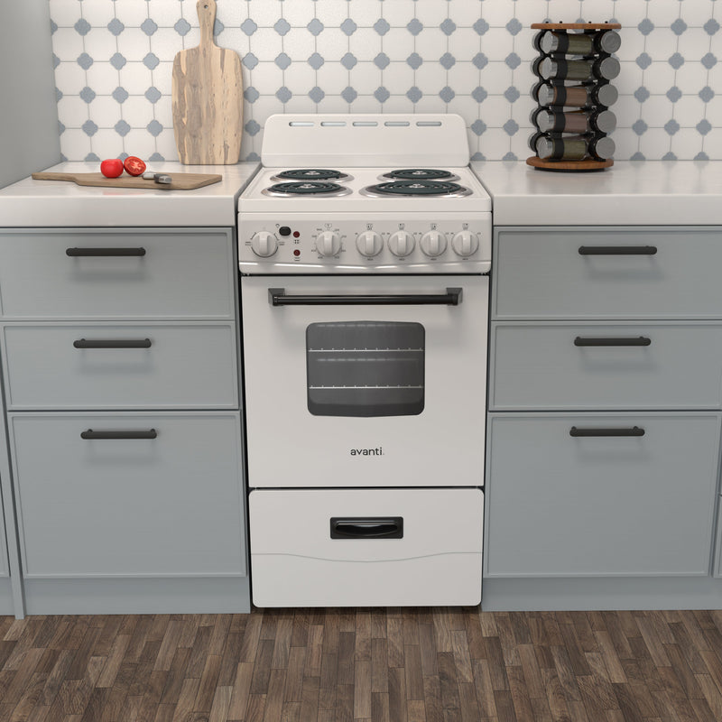 Avanti 20" Electric Range Oven with Framed Glass Door Avanti Products, LLC