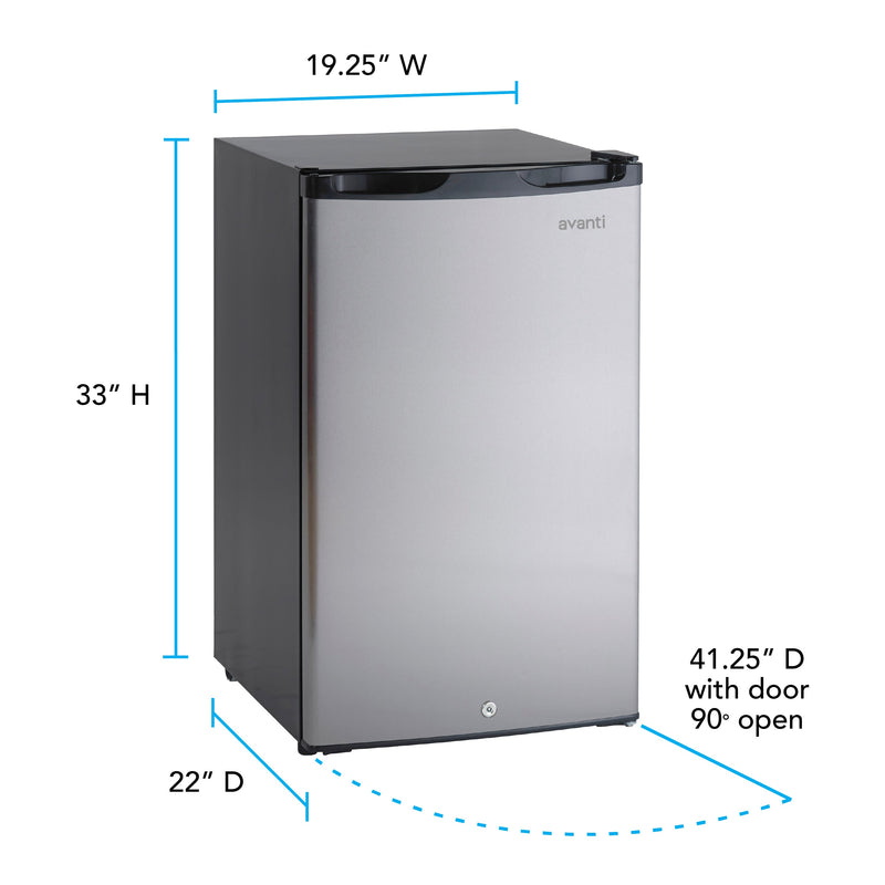 Avanti 4.4 cu. ft. Compact Refrigerator Avanti Products, LLC
