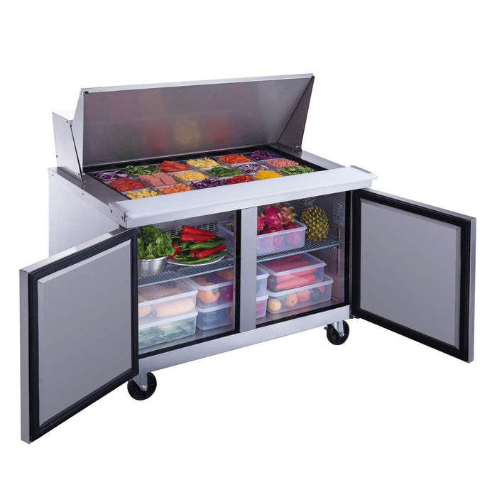 Dukers Salad Prep Station Refrigerator