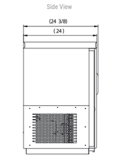 Dukers Back Bar Beverage Cooler - CulinaryProfis