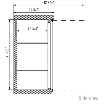 Dukers Back Bar Beverage Cooler - CulinaryProfis