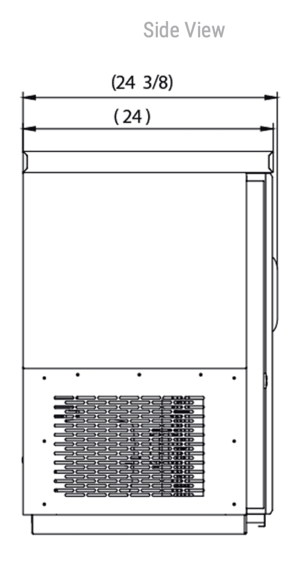 Dukers Back Bar Beverage Cooler - CulinaryProfis