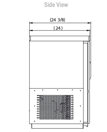 Dukers Back Bar Beverage Cooler - CulinaryProfis