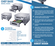 Dukers Chef Base Refrigerator - CulinaryProfis