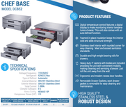 Dukers Chef Base Refrigerator - CulinaryProfis