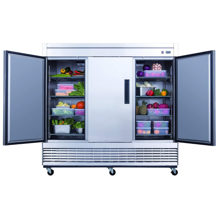 Dukers Commercial Reach In Freezer - CulinaryProfis