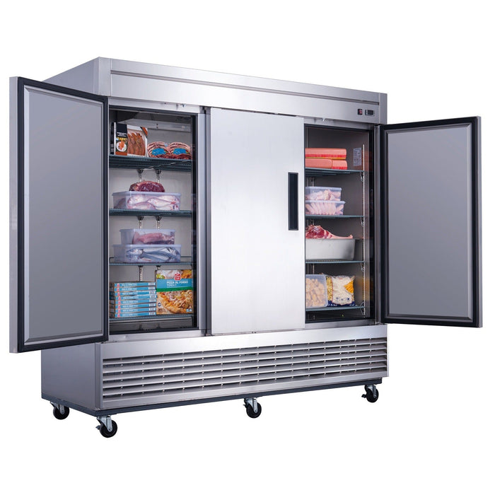 Dukers Commercial Reach In Freezer - CulinaryProfis