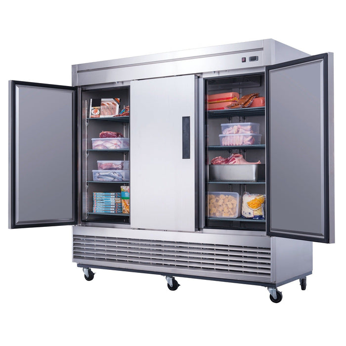 Dukers Commercial Reach In Freezer - CulinaryProfis