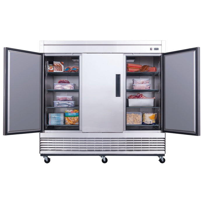 Dukers Commercial Reach In Freezer - CulinaryProfis