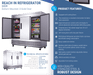 Dukers Commercial Reach In Refrigerator - CulinaryProfis