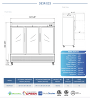 Dukers Commercial Reach In Refrigerator - CulinaryProfis