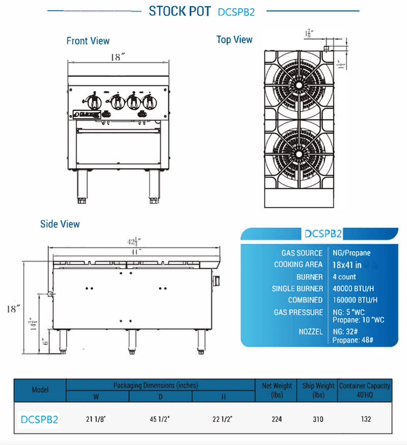 Dukers Commercial Stock Pot Range - CulinaryProfis